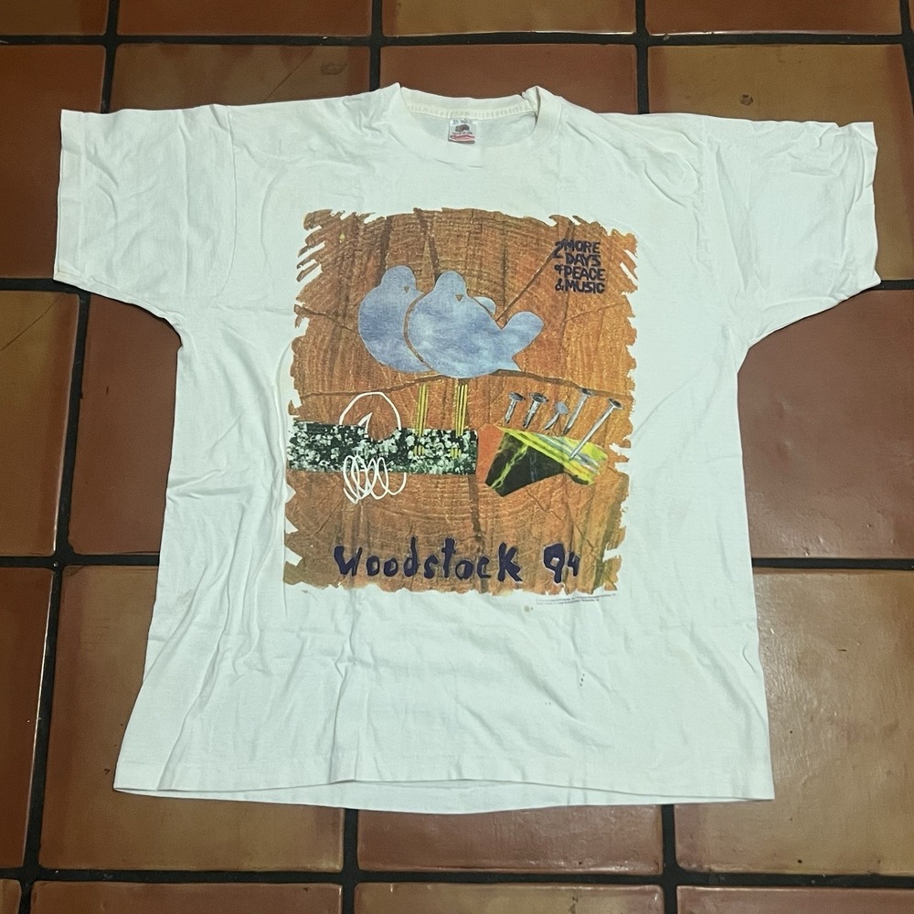 Vintage Woodstock 94 1994 GEM Single Stitch XL Excellent Big Print